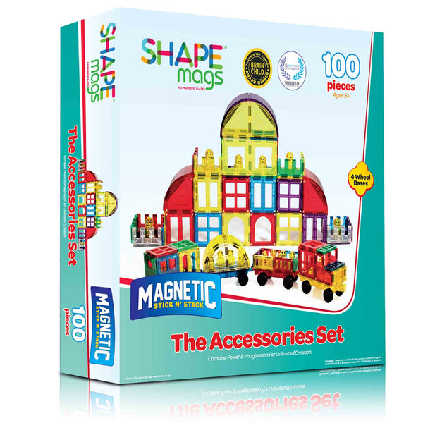 Stick N Stack, Accessory Set, 100 Pieces Toys 2 Discover