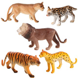 50 Piece Large size Animal Set 30 Animals & 20 Accessories in a Storage Container