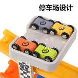 Top Bright Wooden & Plastic Racing Track With 4 Cars Included
