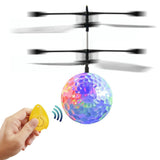 IQ Toys Colorful Lit Up RC Helicopter Flying Crystal Ball