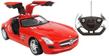 Remote Control Mercedes Benz with Steering Wheel Red 1:14 - Toys 2 Discover
