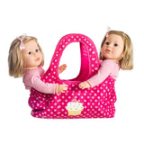 18 Inch Doll Tote Bag, Tote Carries 2 Dolls