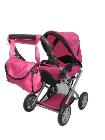 Mommy & Me - 5 in 1 Deluxe Doll Pram