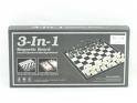 Travel, 3 in 1, Chess, Checkers & Backgammon Board Games