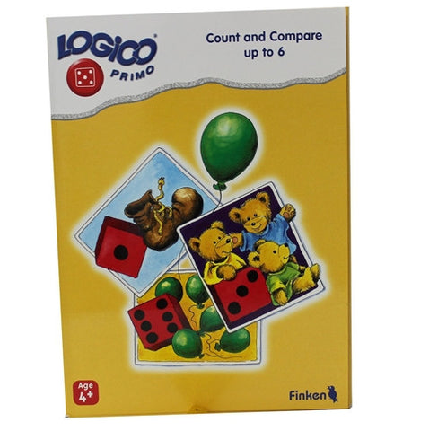 LOGICO Educational Learning Cards, Count/Compare, Ages 4+
