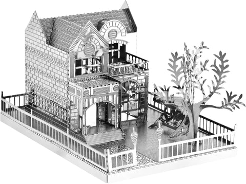 3D Metal Works Model, Villa House, Laser Cut Puzzle