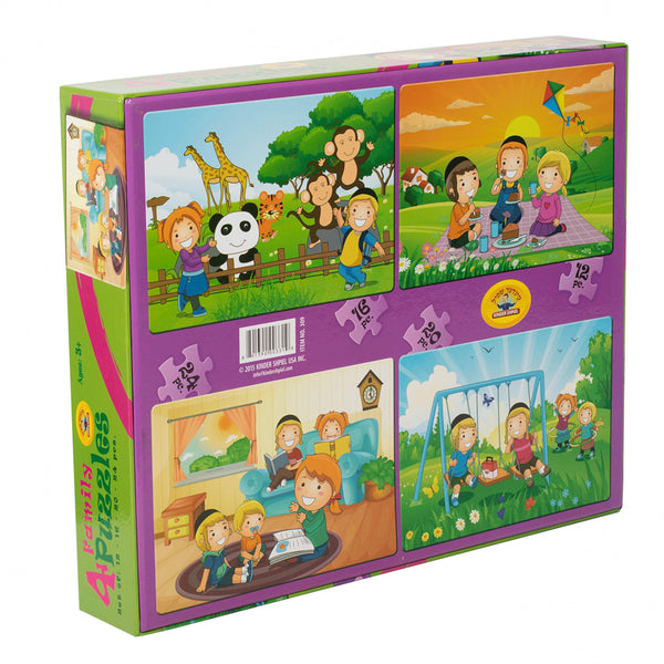 4 in 1 Family Puzzle Toys 2 Discover