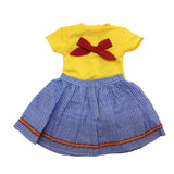 Blue and Yellow Dress for 18" Dolls