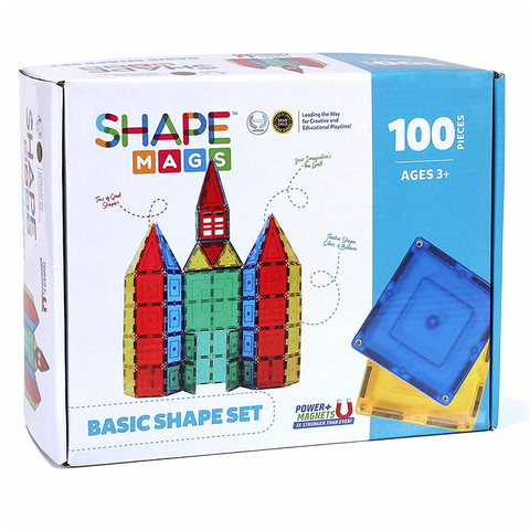100 pcs Basic Shape Set – Toys 2 Discover