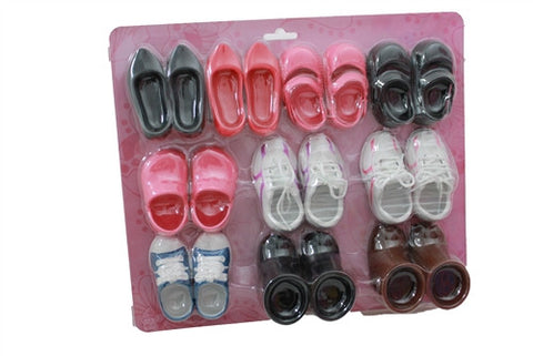 10 Pair Doll Shoes for 18