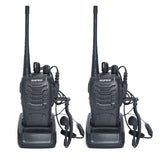 Walkie Talkie With 2 Ear Pieces