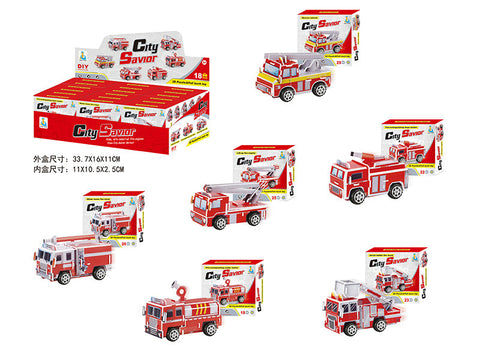 3D Puzzle Fire Truck