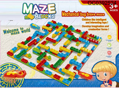 Maze Blocks With 2 Bugs