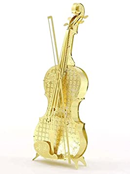 3D Metal Puzzle Models of Violin