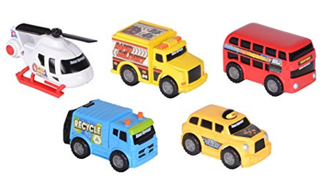 Toy State Mini City Transport Vehicle 5 PK