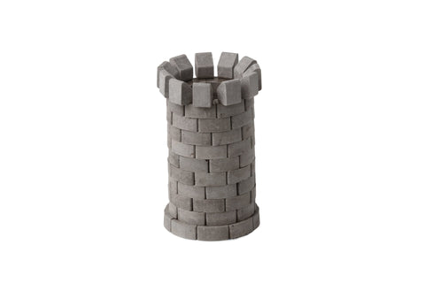 Wise Elk Real Plaster Bricks Round Tower 85 Piece