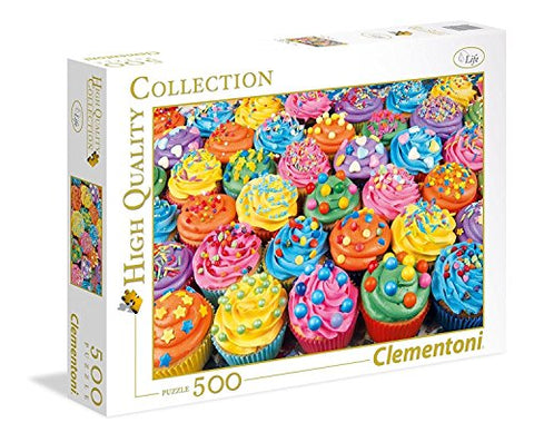 Colorful Cupcakes - 500 Piece Puzzle
