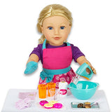 Beverly Hills Complete 18" Doll Baking Set, with 16 Accessories
