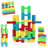 Magnetic Stick N Stack Set of 100 HiStack Building Blocks, Comes with Magnetic H Blocks, Arches, and Rectangle Blocks