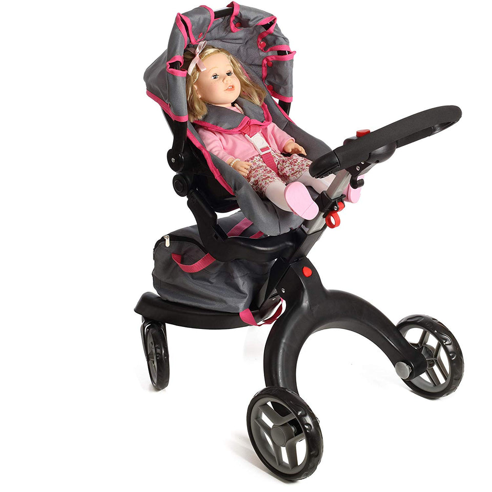 baby doll stroller for 2 year old Mommy and Me SoCutie Doll Stroller with Swiveling Wheels and Adjustabl – Toys 2 Discover