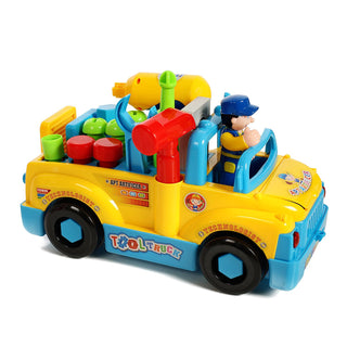 Take Apart Toll Truck With Working Drill – Toys 2 Discover