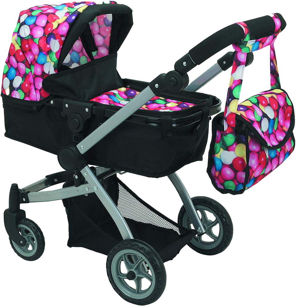 9651B Bugaboo DOLL Stroller with Diaper Bag and Swivel Wheel