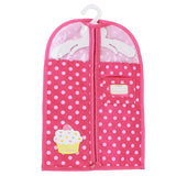 Garment Bag To Fit American Girl Doll Clothing (HANGER NOT INCLUDED)