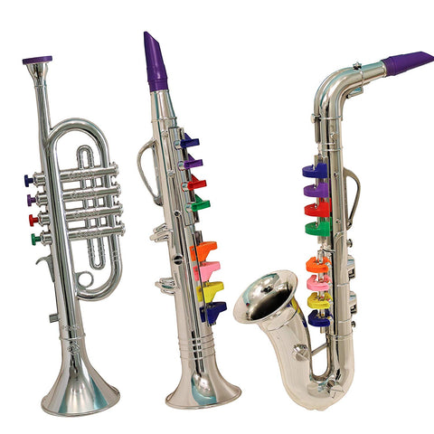 Set of 3 Music 1. Clarinet 2. Saxophone 3. c, Combo