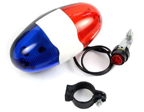 Police 4-Melody Bicycle Power Horn Siren.