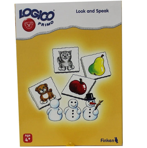 LOGICO Educational Learning Cards, Speech, Ages 4+
