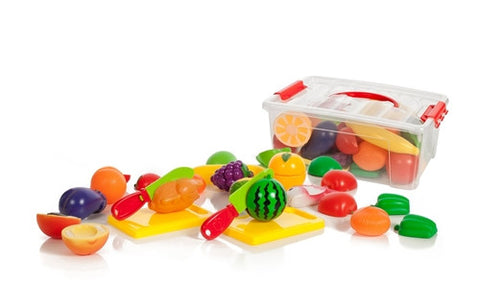 Cutting Food Playset for Kids, 35 Pieces, Ages 3+