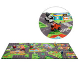 Community Play Rug for matchbox cars 36 X 72 Inches