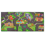 Community Play Rug for matchbox cars 36 X 72 Inches