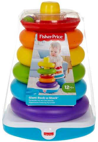 Fisher Price Giant Rock a Stack with 6 Colorful Rings