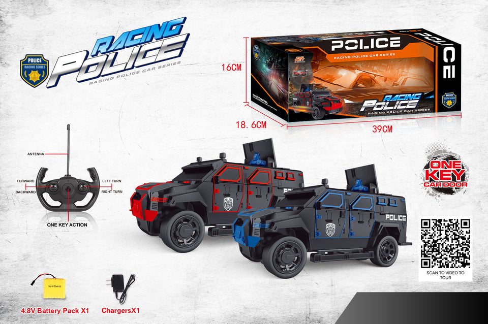 Remote control police truck discount