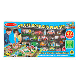 Melissa & Doug Deluxe Activity Road Rug Play Set with 49 Wooden Vehicles and Play Pieces