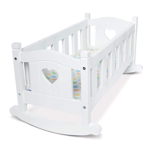 Melissa & Doug Wooden Play Cradle for Dolls