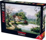 Arbor Cottage - 260pc Jigsaw Puzzle by Anatolian