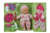 Mommy & Me, 12'' Doll, Feeding Tray/Bottle & Outfit - Toys 2 Discover