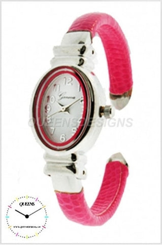 Pink White Wrist Watch