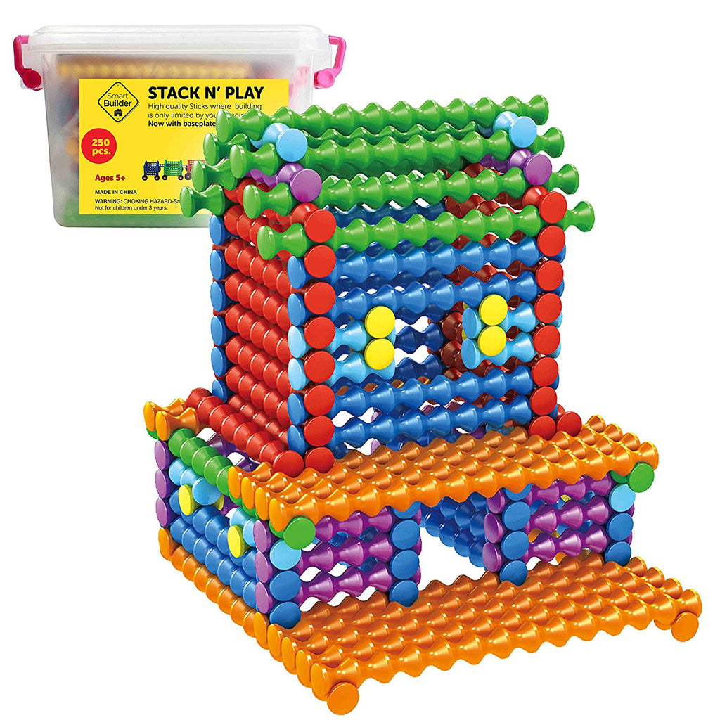 Stack N Play 250 Piece Set – Toys 2 Discover