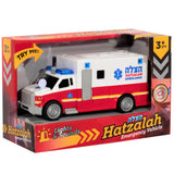 My First Hatzolah Truck With Lights n' Sirens