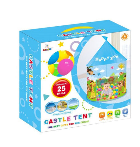 Tent With 25 Balls  Included 53’’ Tall