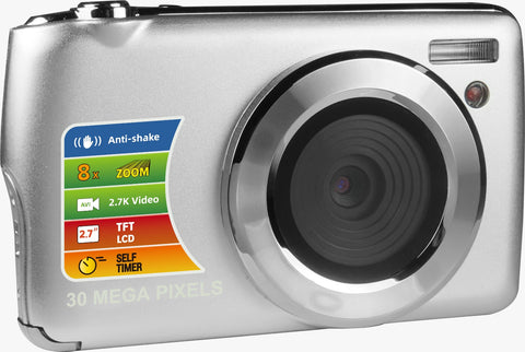 30 Mega Pixels Rechargable HD Digital Video Camera - No Wifi Connection