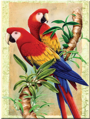 Paint By Number Bamboo & Parrots  8.75