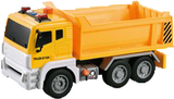 Friction car with light and sound Dump Truck