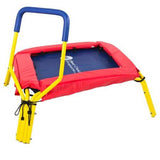 Mini Trampoline 34" Handrail Bar Pad Indoor Kids Child Rebounder Jumper Bouncer - Toys 2 Discover