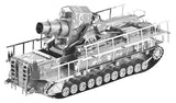 3D Metal Works Model, Tank, Laser Cut Puzzle - Toys 2 Discover