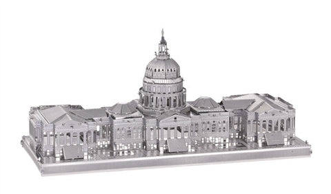 3D Metal Works Model, US Capital, Laser Cut Puzzle
