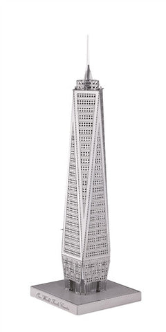 3D Metal Works Model, World Trade Center, Laser Cut Puzzle